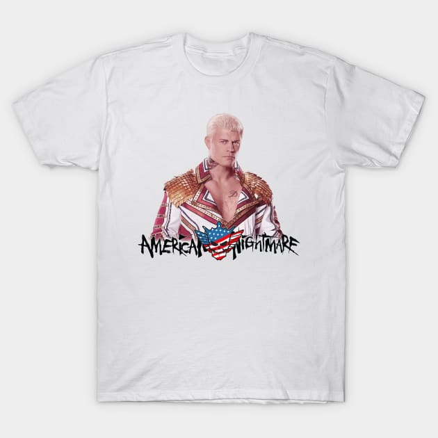 cody rhodes - american nightmare T-Shirt by HocheolRyu